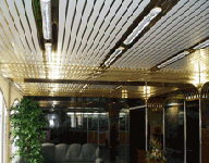 Алюминиевые линейные подвесные потолки
