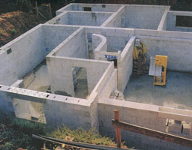Разновидности бетонных стен